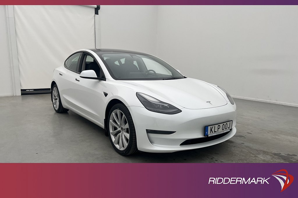 Tesla Model 3 Long Range AWD Dragkrok Autopilot Sv.Såld