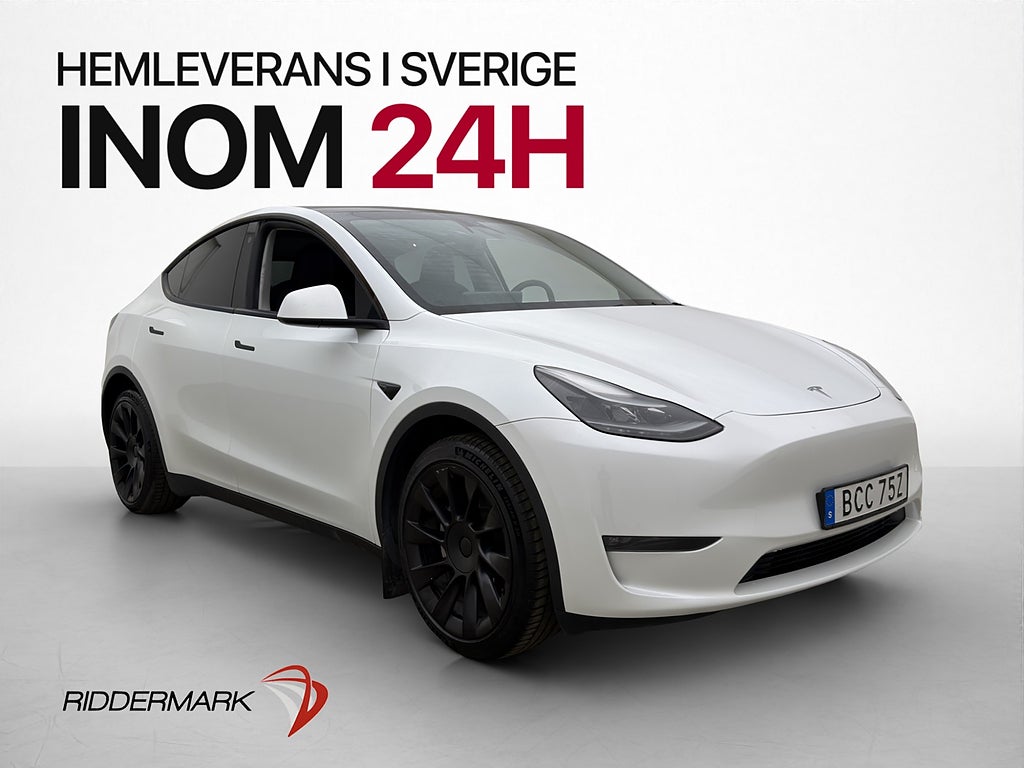 Tesla Model Y Long Range AWD Svensksåld Dragkrok
