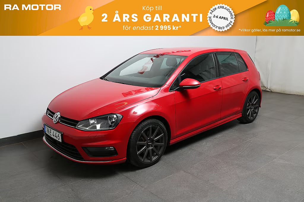 Volkswagen Golf 1,4 TSI 140hk GT R-Line 5-dörrar Kamera Motorv Drag 2015