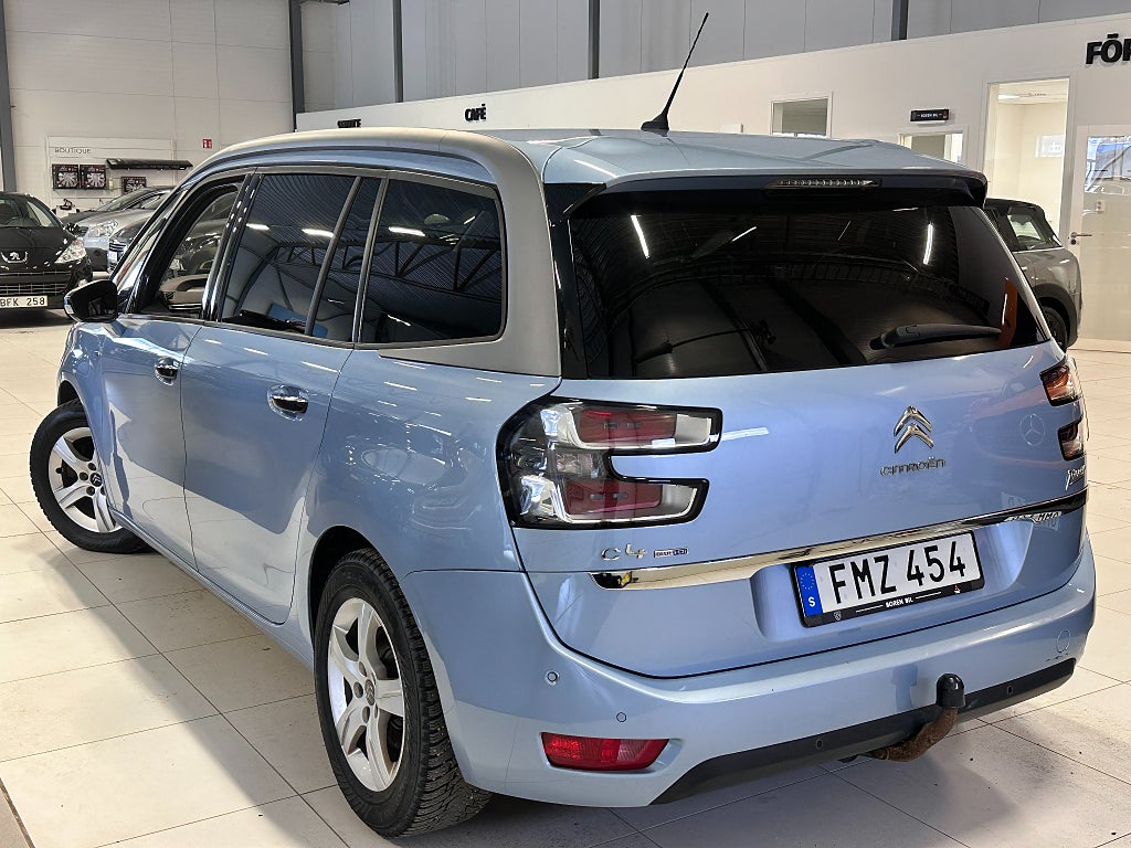 Citroën Grand C4 Picasso 2.0 HDi 150hk EAT 7-sits Exclusive Dragkrok, Bakkamera  thumbnail