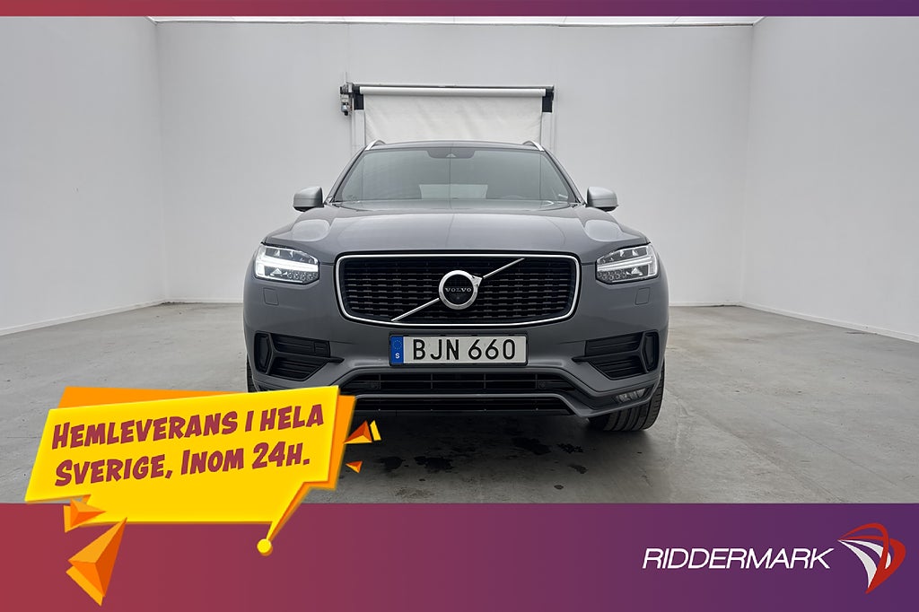 Volvo XC90 D5 225hk AWD R-Design 7-Sits Värmare HUD B&W Pano