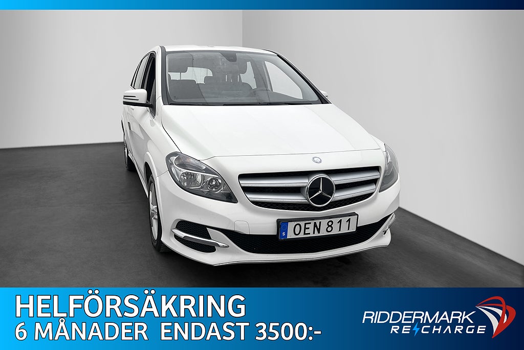 Mercedes-Benz B 250 EL 88hk Style Värm Bluetooth Låg-Skatt
