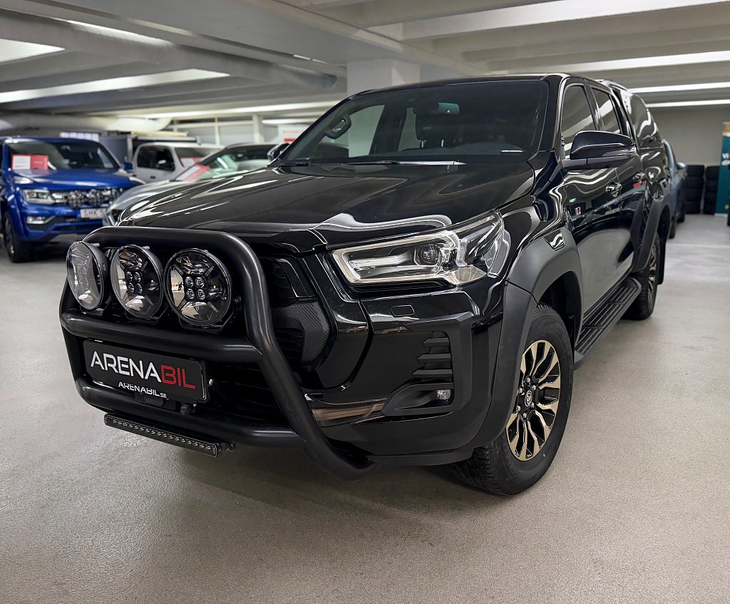 Toyota Hilux 2.8 4WD GR Sport Kåpa 360° Kamera Diff Drag MOMS-24