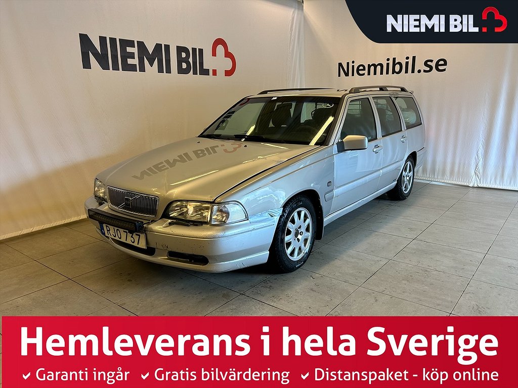 Volvo V70 2.4 Classic Besiktad/Dragkrok/SoV-Däck/LED-Ramp