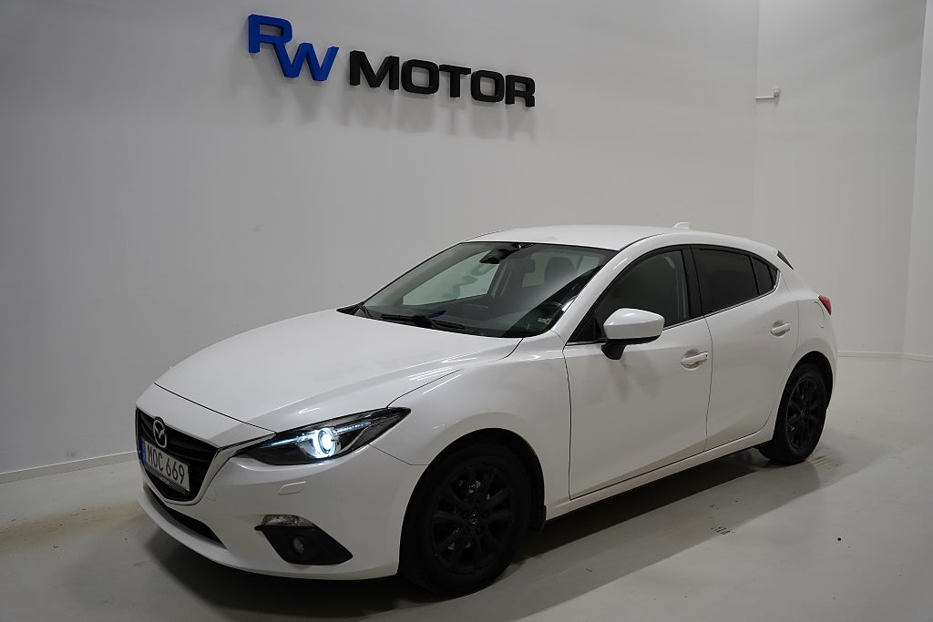 Mazda 3 Sport 2.0 120hk Vision Dragkrok M-värmare Navigation BT