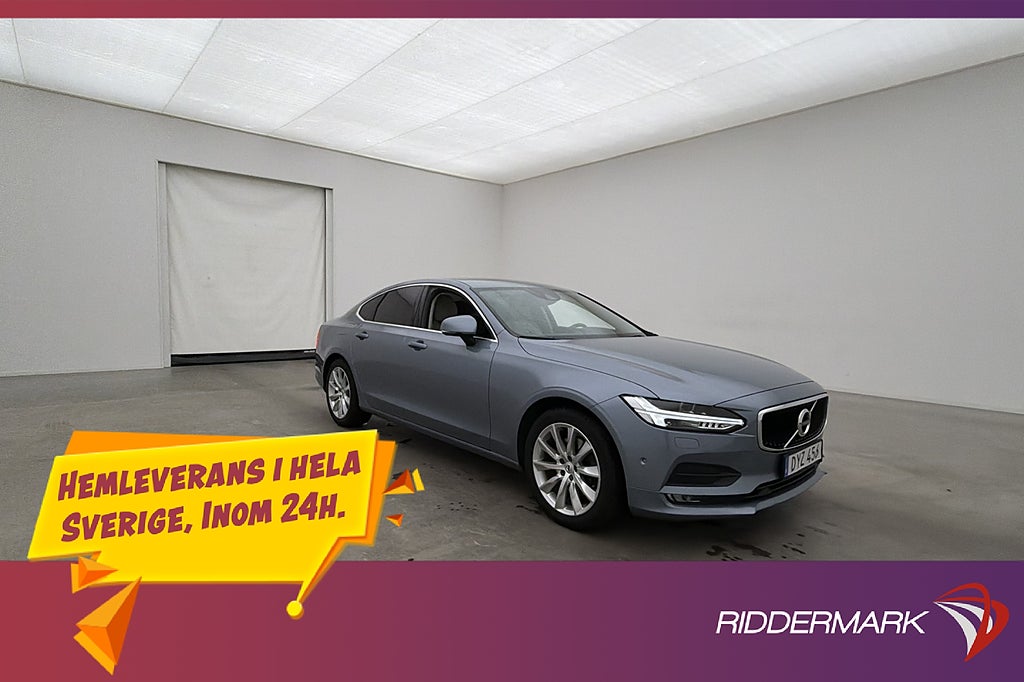 Volvo S90 T5 254hk Momentum Kamera Skinn Elstol Navi BLIS