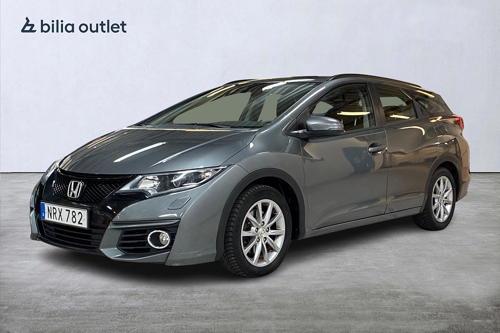 Honda Civic Tourer 1.6 i-DTEC Elegance 120hk Navi Drag Backkamera