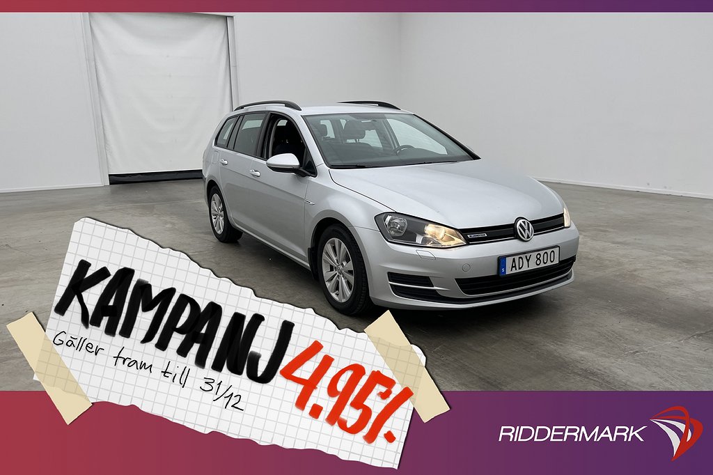 Volkswagen Golf Sportscombi TDI 110hk M-Värma 4,95% Ränta