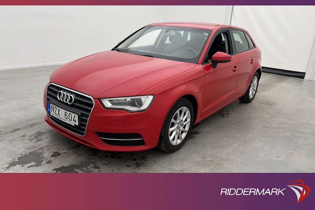 Audi A3 Sportback 1.4 TFSI 122hk Attraction Farthållare