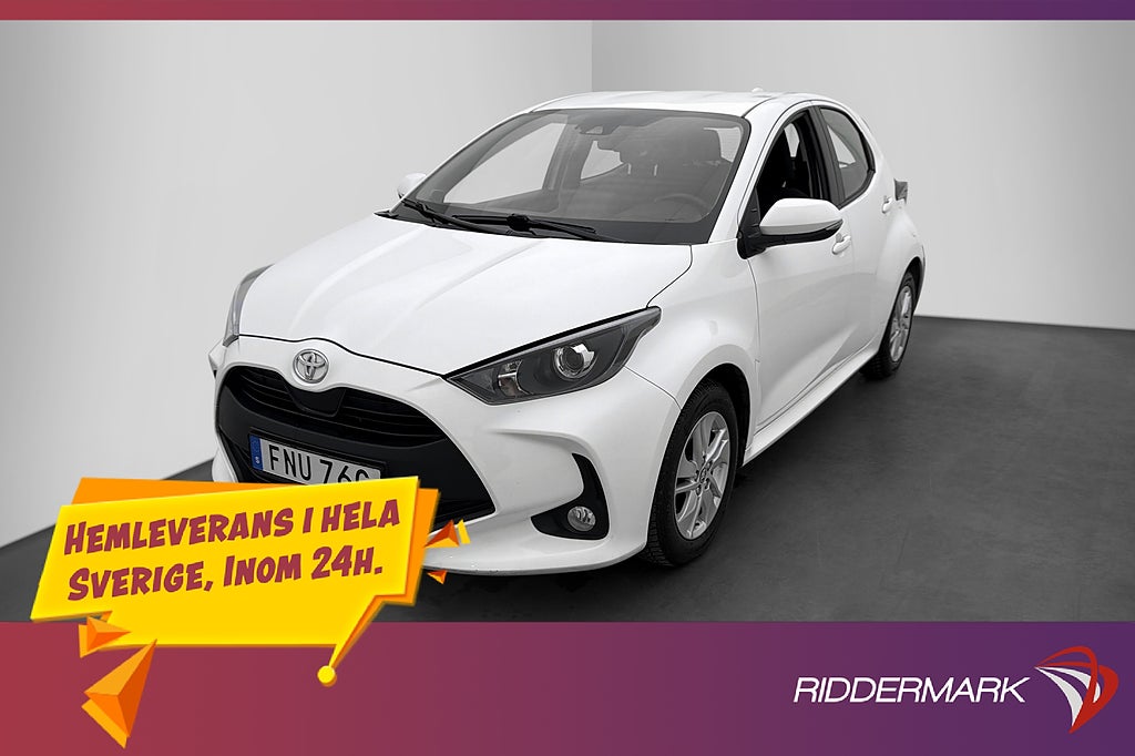 Toyota Yaris 1.5 VVT-i 125hk Active Kamera Adapt-Fart