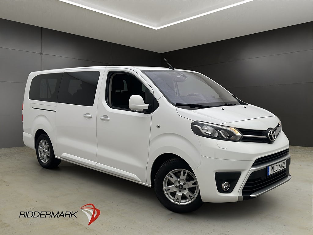 Toyota Proace Verso Extra Lång 2.0D Ny-Kamrem PDC 9-Sits HUD