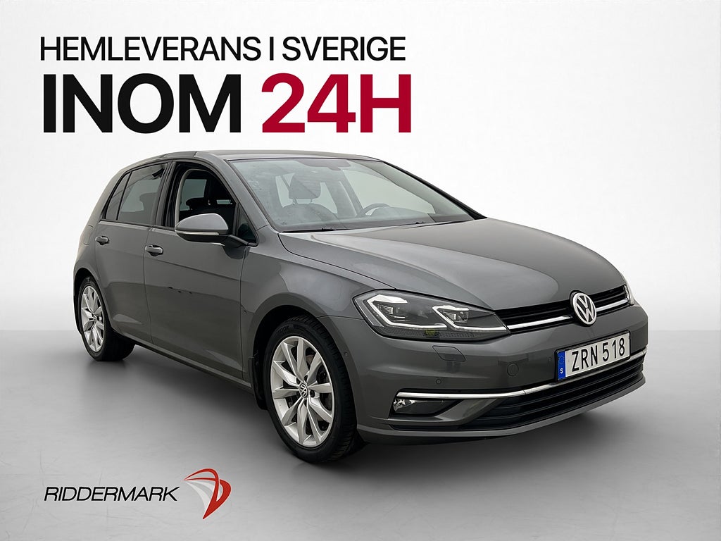 Volkswagen Golf GT Kamera CarPlay Rattvärme 0,52l/mil ISOFIX