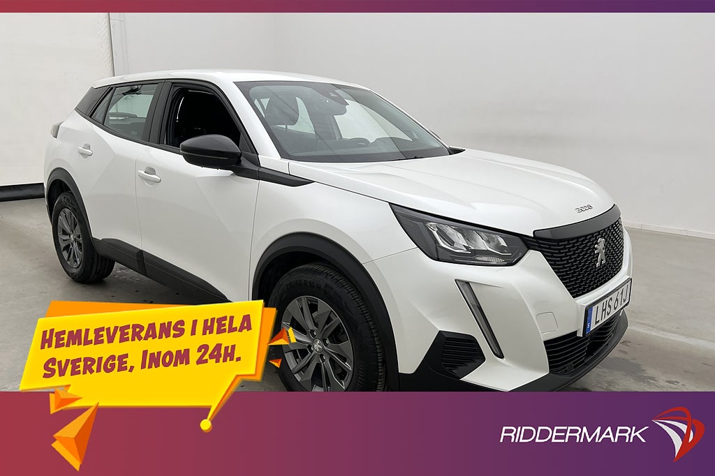 Peugeot 2008 1.2 PureTech 100hk CarPlay Sensorer