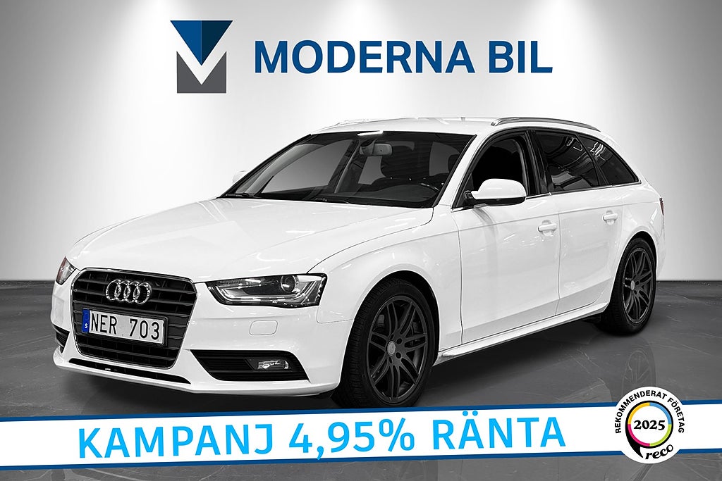 Audi A4 Avant 2.0 TDI 163hk Kamrem bytt Drag SoV-hjul 4,95%