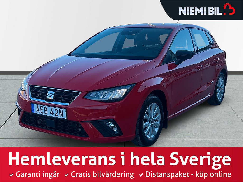 Seat Ibiza 1.0 TSI S&V renkaat/Ohjaamo/Carplay/Vetokoukku