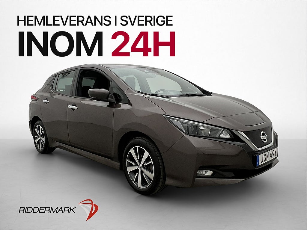 Nissan Leaf 40 kWh 360° Kamera P-Sensorer Adaptiv Navi MOMS