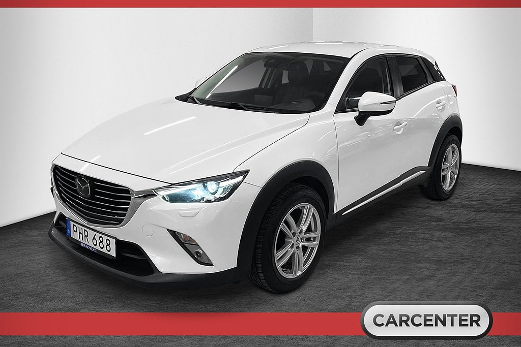 Mazda CX-3 2.0 SKYACTIV-G Euro 6/B-kamera/Navi/P-sens/Låg skatt