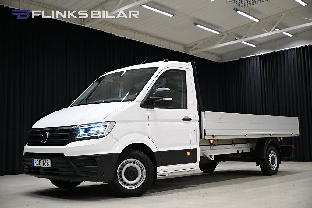 Volkswagen crafter 177HK L4 Automat|Långflak|LED|Drag||Värmare|Kambytt