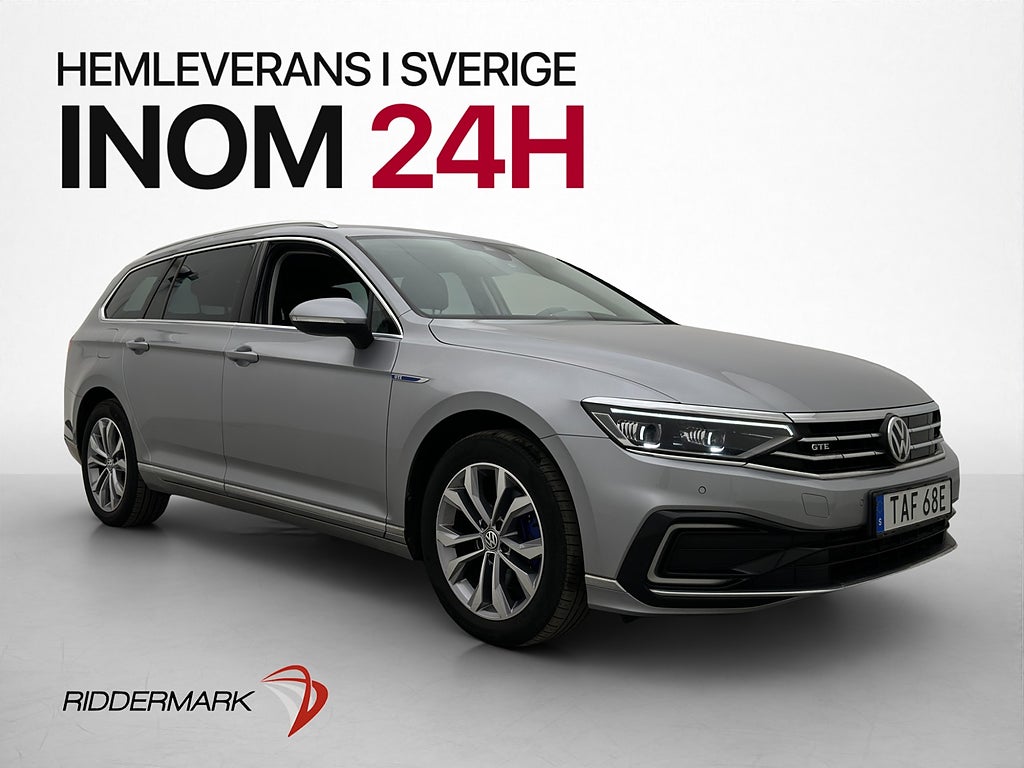 Volkswagen Passat GTE Executive Cockpit Värmare Drag Kamera