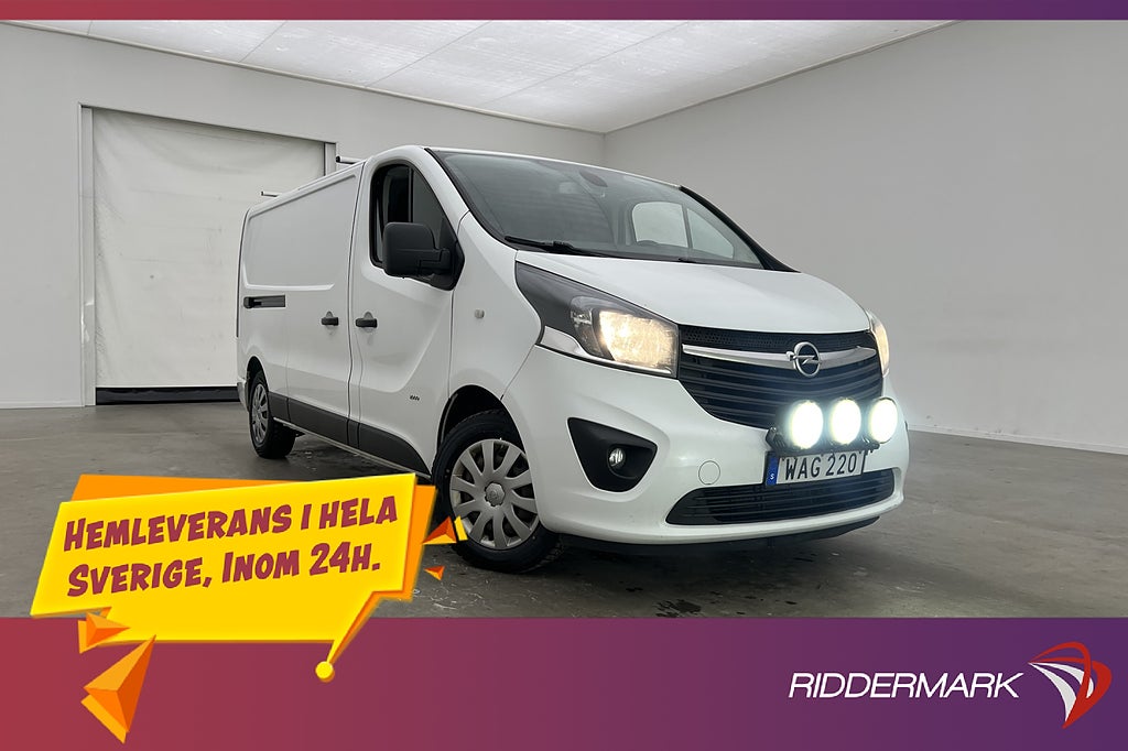 Opel Vivaro L2 1.6CDTI 125hk Värmare Dragkrok 3-Sit B-Kamera