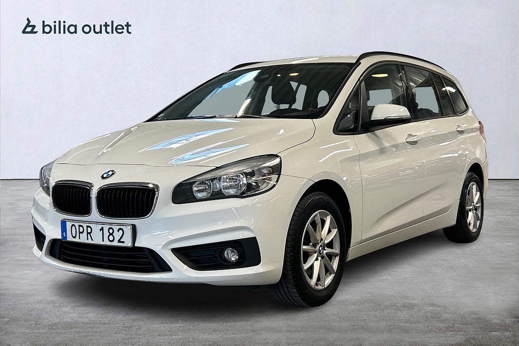 BMW 218i Gran Tourer Advantage 7-sits 136hk Rattvärm P-sensor 