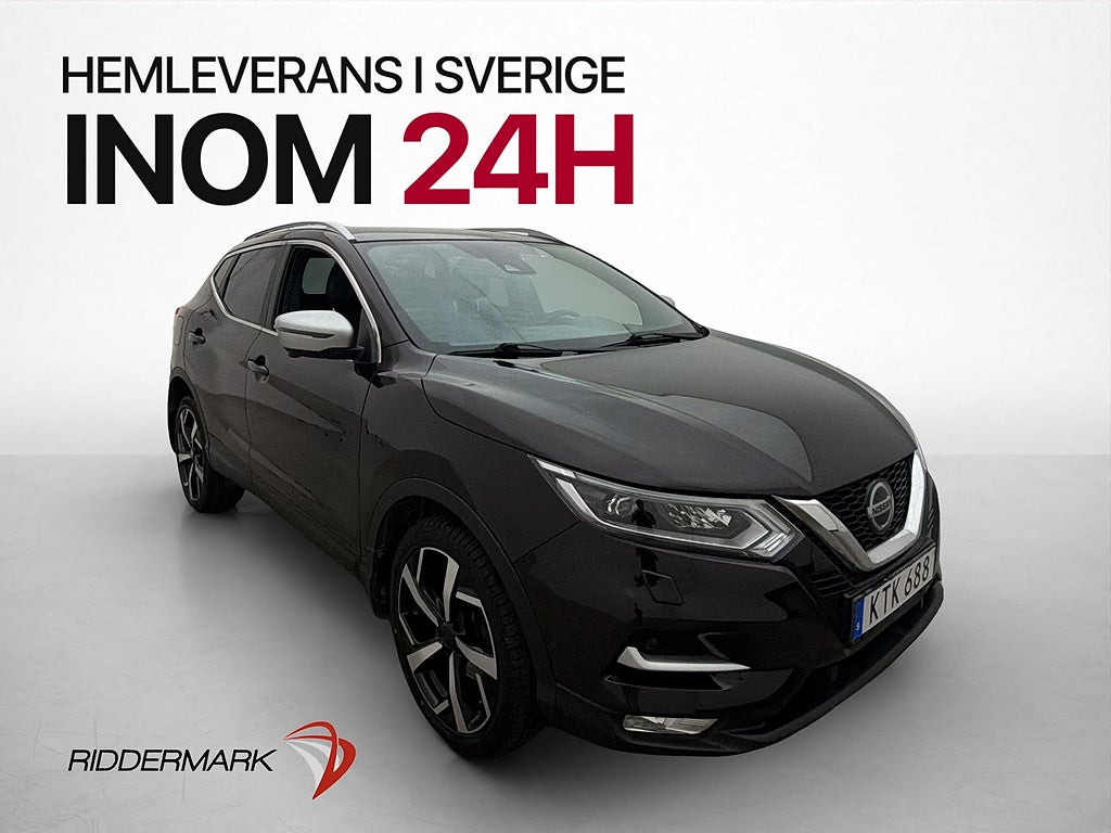 Nissan Qashqai 1.3 160hk Tekna+ Pano Bose 360° Skinn Elstol