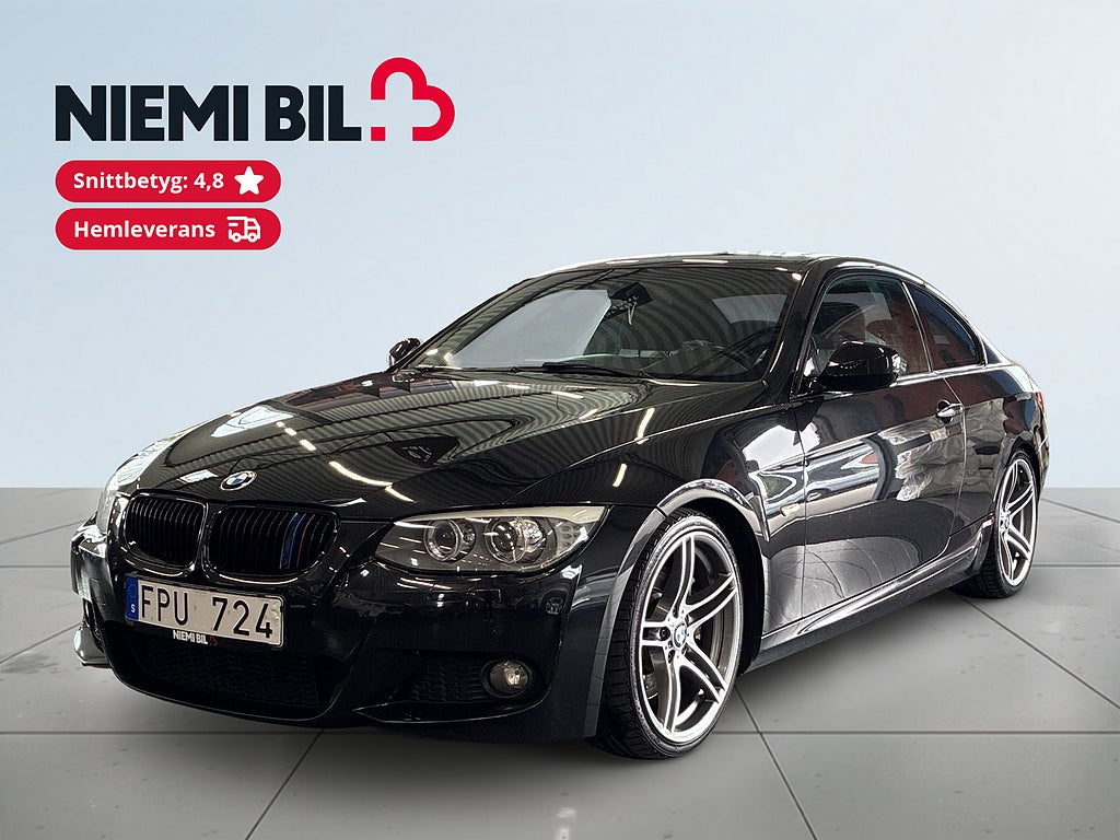 BMW 335i Coupé DCT Comfort, M Sport S&V-Hjul/P/Elstolar/Taklucka