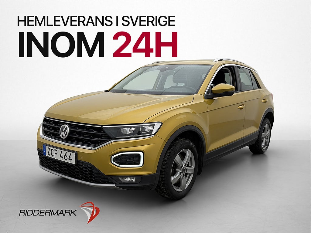 Volkswagen T-Roc 1.0 TSI 116hk Base CarPlay Rattvärme