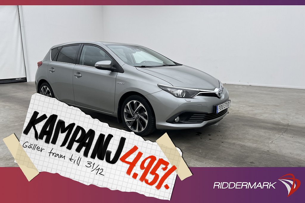 Toyota Auris Hybrid 136hk Active Plus M&K-Vä 4,95% Ränta