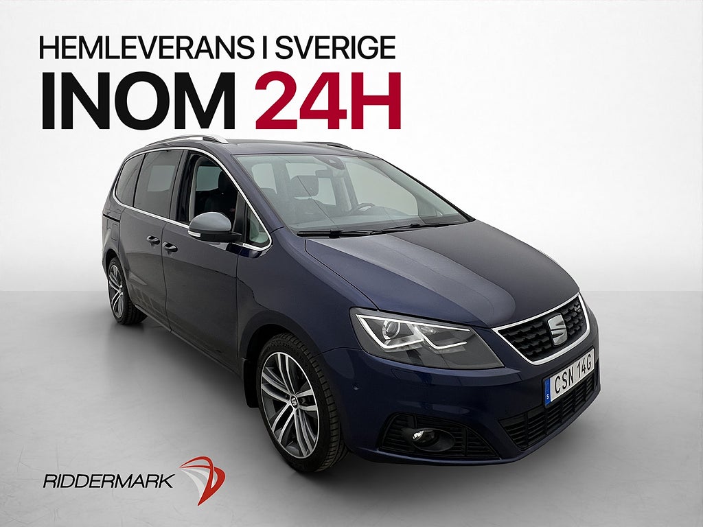 Seat Alhambra TDI 4Drive 177hk FR-Line 7-Sits El-Dörrar Drag