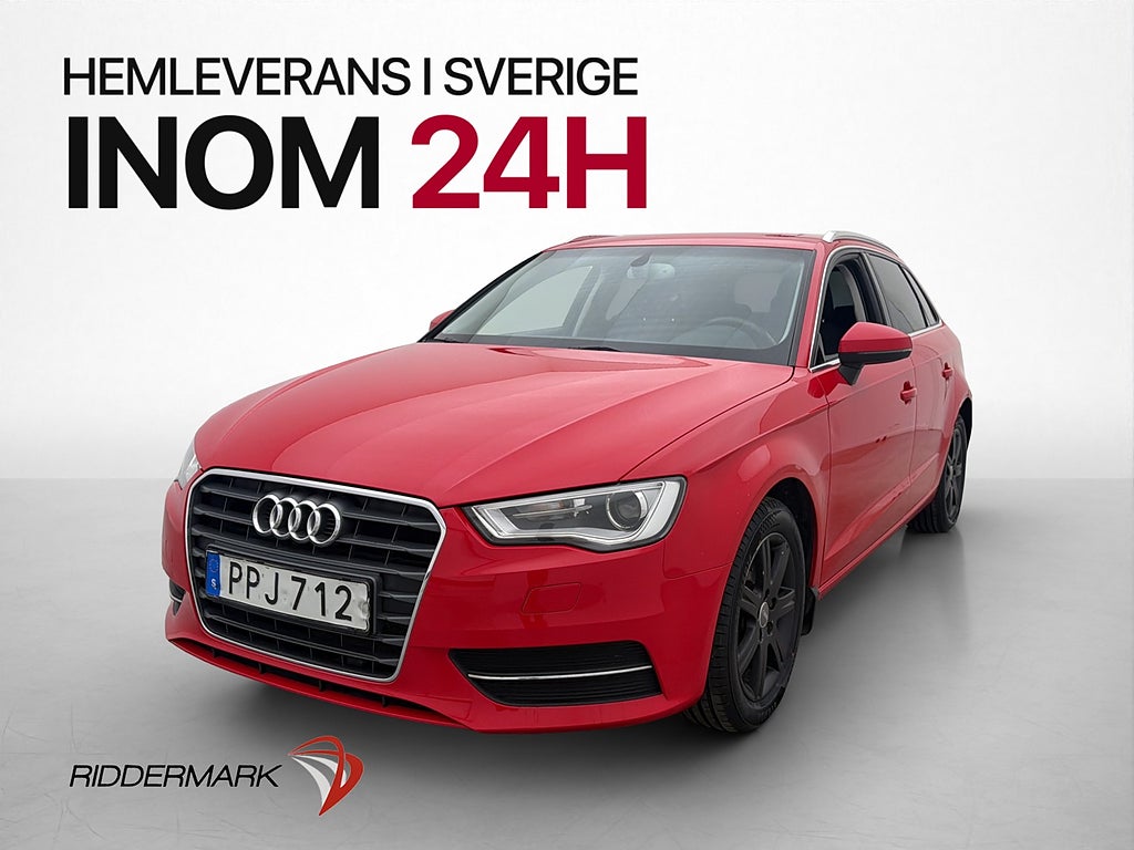 Audi A3 SB 1.4 TFSI 125hk Attraction Bluetooth Farthållare