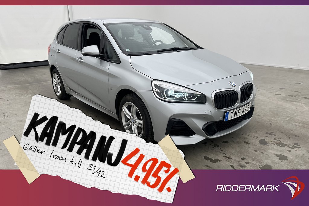 BMW 225xe Active Tourer 224hk M Sport B-kam Navi 4,95% Ränta