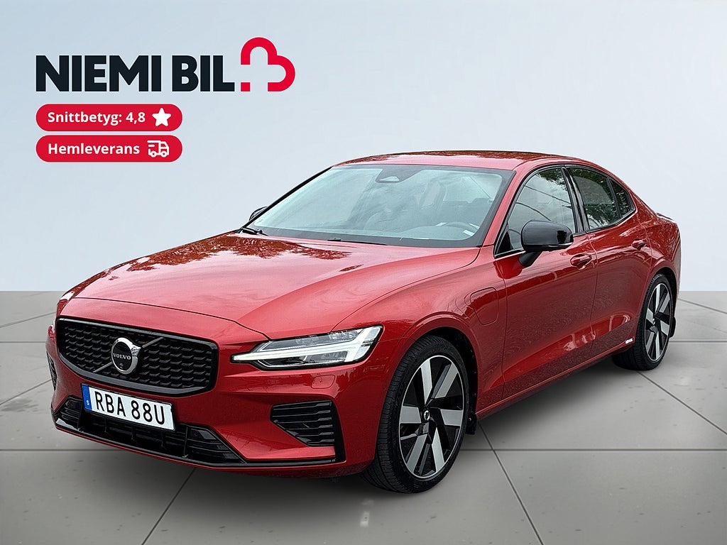 Volvo S60 Recharge T6 2024 AWD/398hk/Drag/360-Kamera/HK-Ljud/