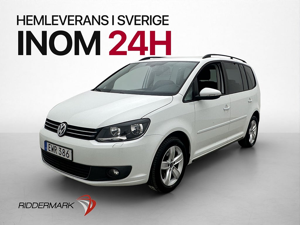 Volkswagen Touran TSI 140hk Masters 7-Sit Drag P-Värm Kamera