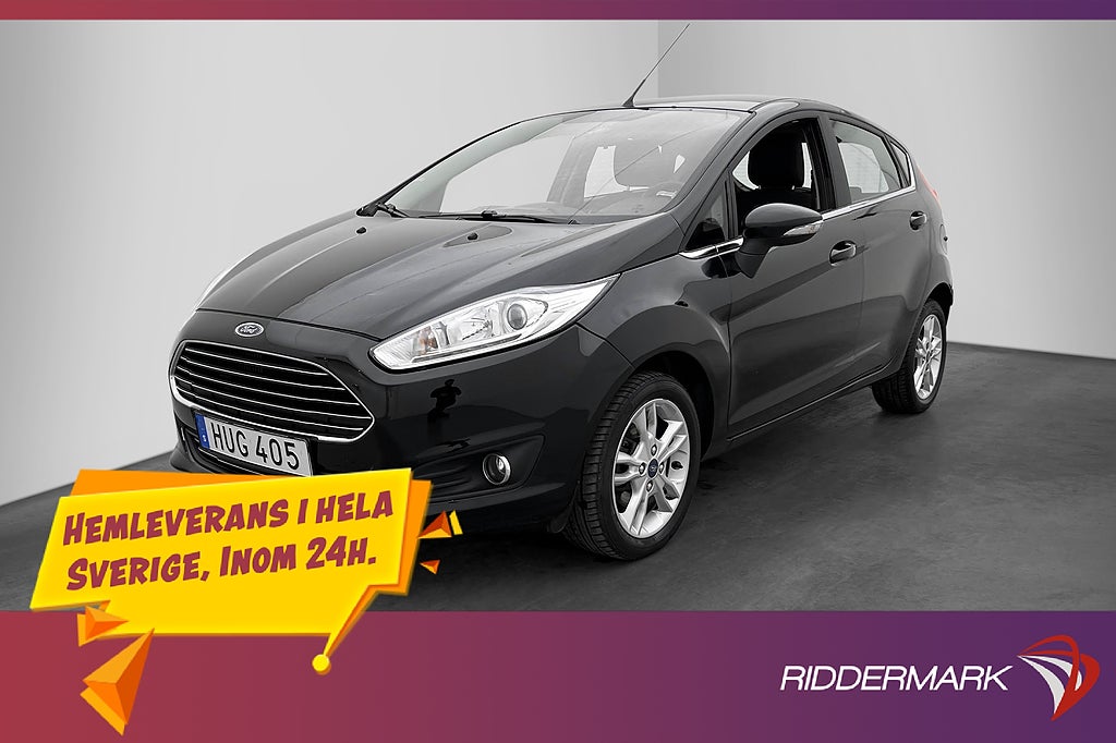 Ford Fiesta 1.0 EcoBoost 100hk Titanium Bluetooth P-Sensorer