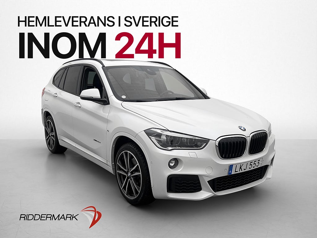 BMW X1 xDrive20d 190k M-Sport Panorama HiFi Navi Drag Skinn