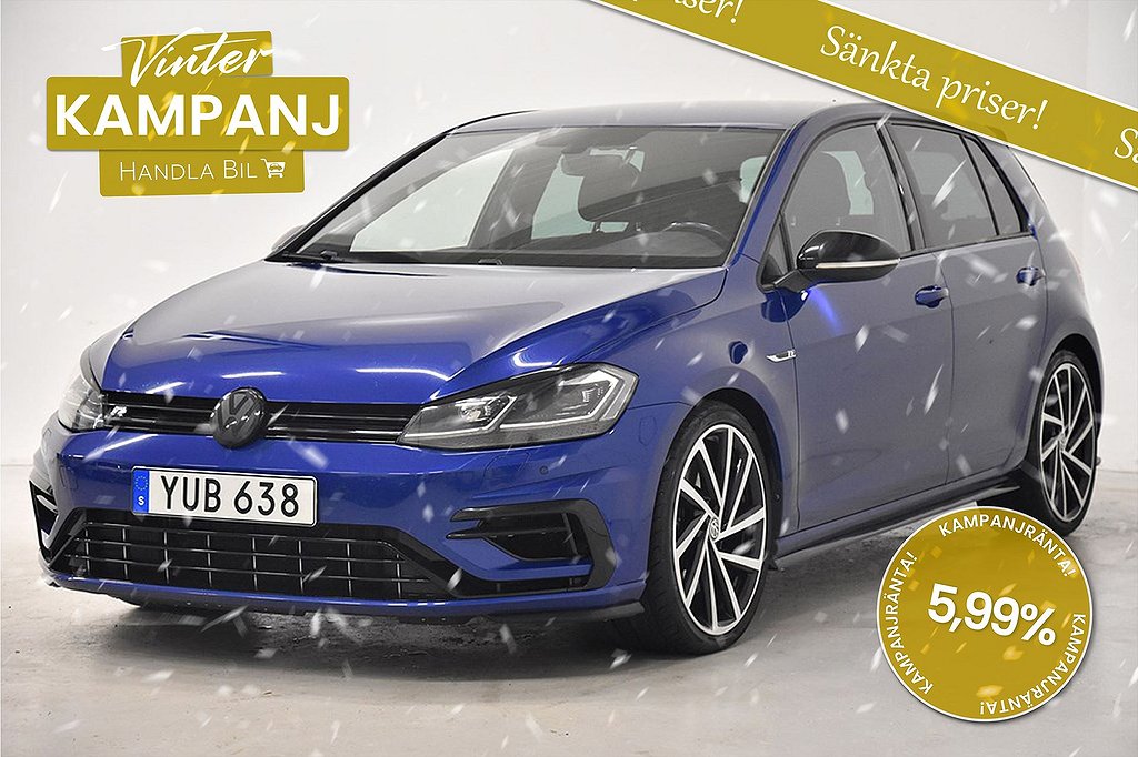 Volkswagen Golf R Aut KAMPANJ Pops Dynaudio Få-ägare 310hk