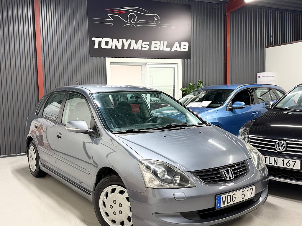 Honda Civic 5-dörrar 1.6 Euro 4