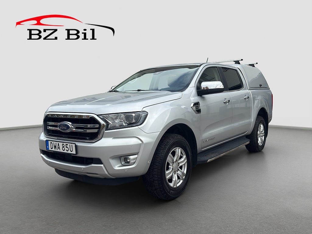 Ford Ranger Dubbelhytt 2.0 4x4 Lastsläde Moms Kåpa Drag 