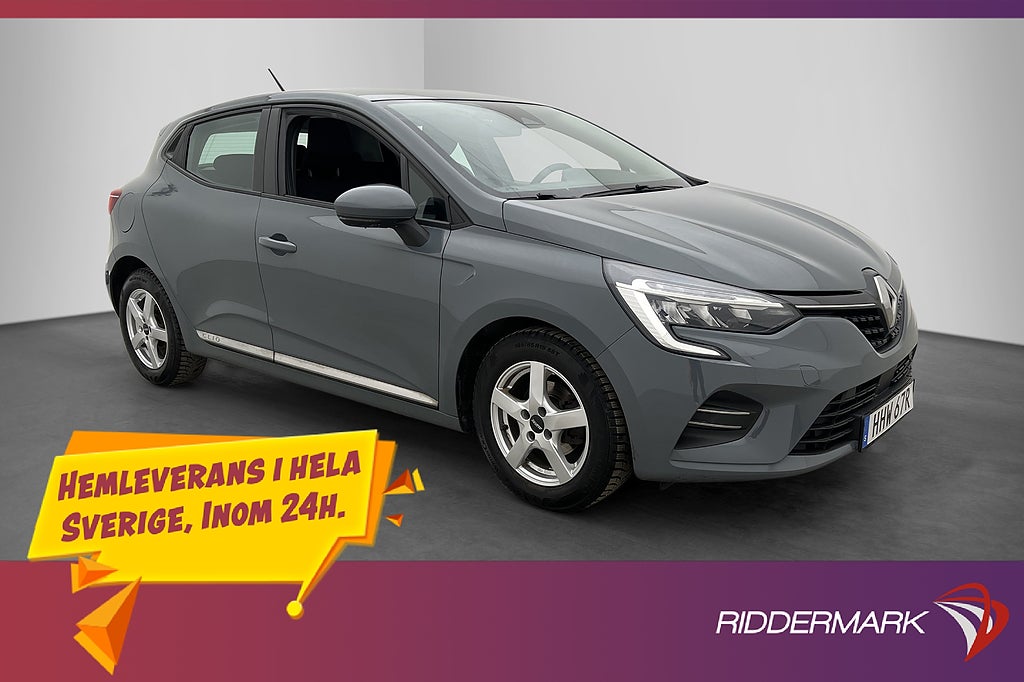 Renault Clio 1.0 SCe 72hk Zen Bluetooth P-Sensorer Låg Skatt