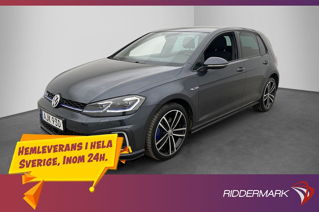 Volkswagen Golf GTE 204hk Cockpit P-Värmare Navi P-Sensorer