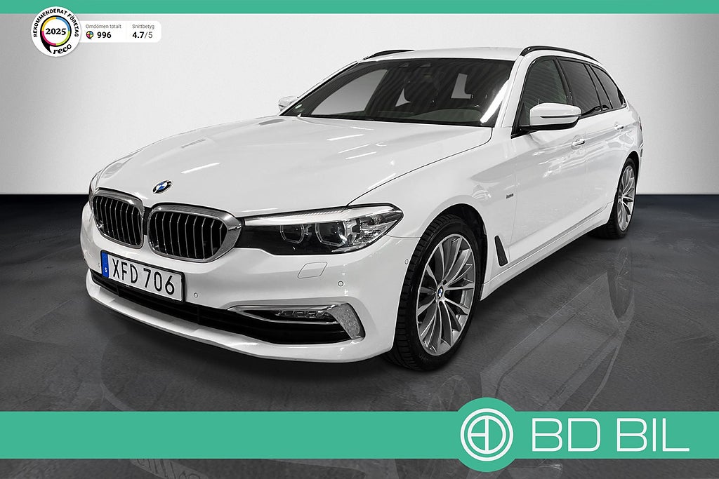 BMW 520 d Touring LUXURY-LINE HELSKINN BACKKAMERA DRAG 19" 