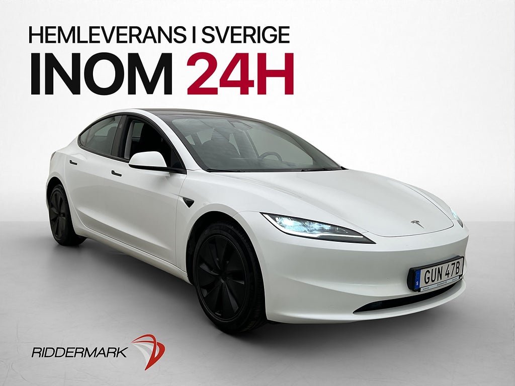 Tesla Model 3 Standard Range Autopilot Skärm Bak MOMS SvSåld
