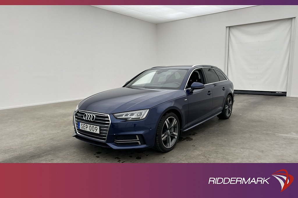 Audi A4 Avant TDI Q 190hk S-Line B&O Cockpit Matrix Drag