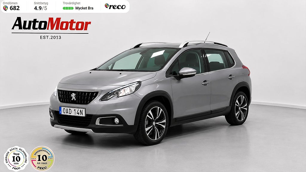 Peugeot 2008 1.2 PureTech 83hk Endast 980 mil