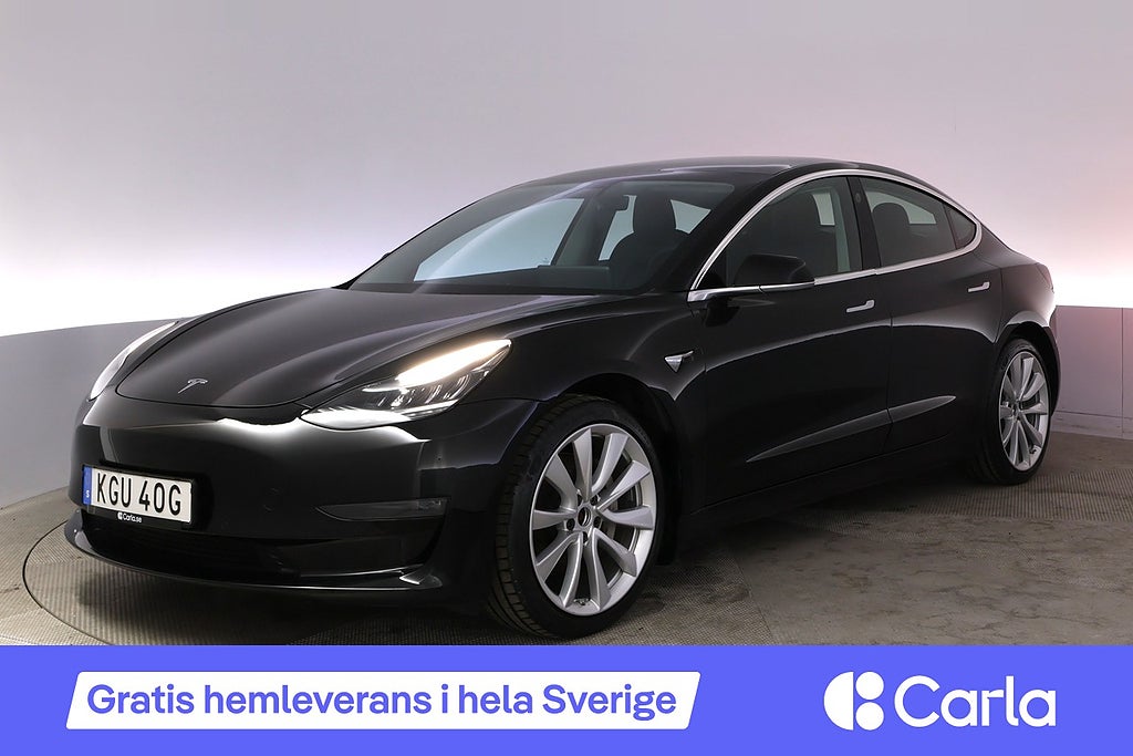 Tesla Model 3 Long Range AWD Autopilot 19" Pano Drag