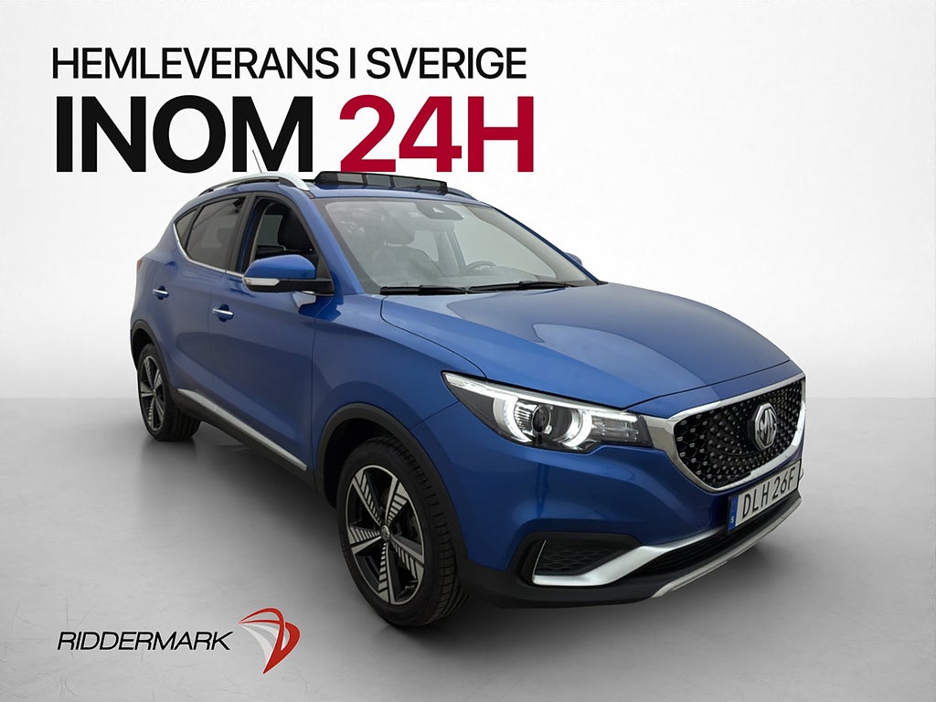 MG ZS EV 143hk Luxury Panorama Kamera Skinklädsel CarPlay