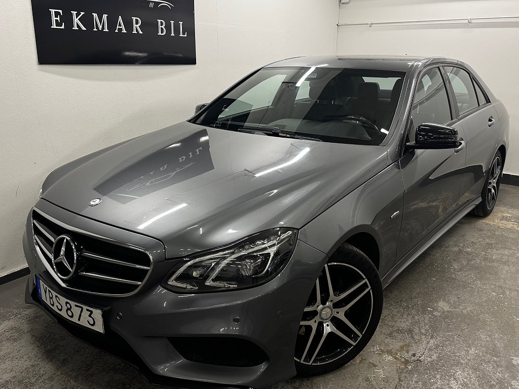 Mercedes-Benz E 220 4MATIC AMG|Ny-serv|Ny-bes|Kamera|Drag|M-värm|Navi