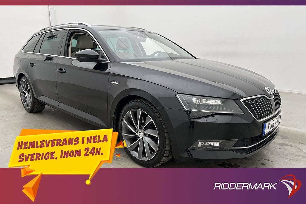 Skoda Superb 2.0 TDI 4x4 L&K Värmare Pano Kamera Navi