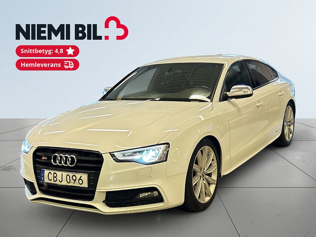 Audi S5 3.0 V6 TFSI S Tronic 333hk Skinn/Navi/ B&O/SoV-Däck